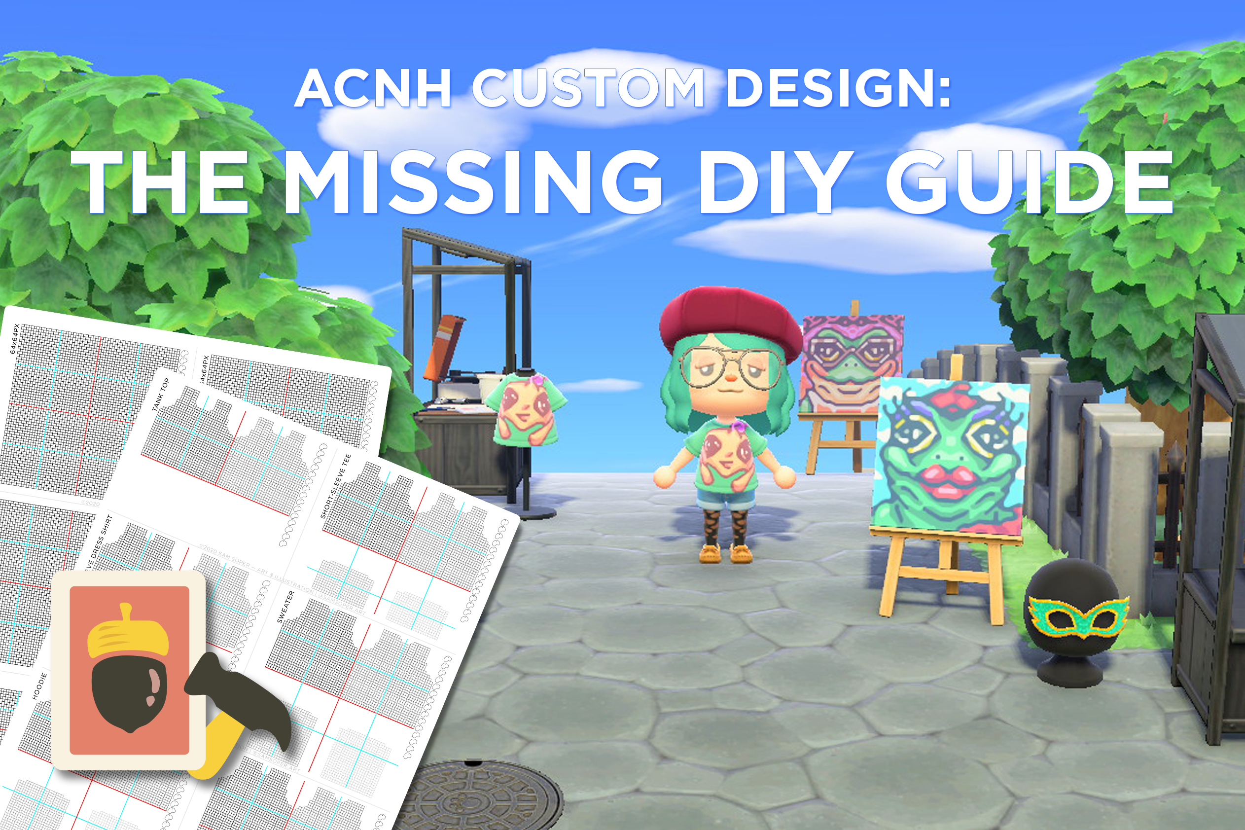 Animal Crossing: New Horizons Custom Design — The Missing DIY Guide ...