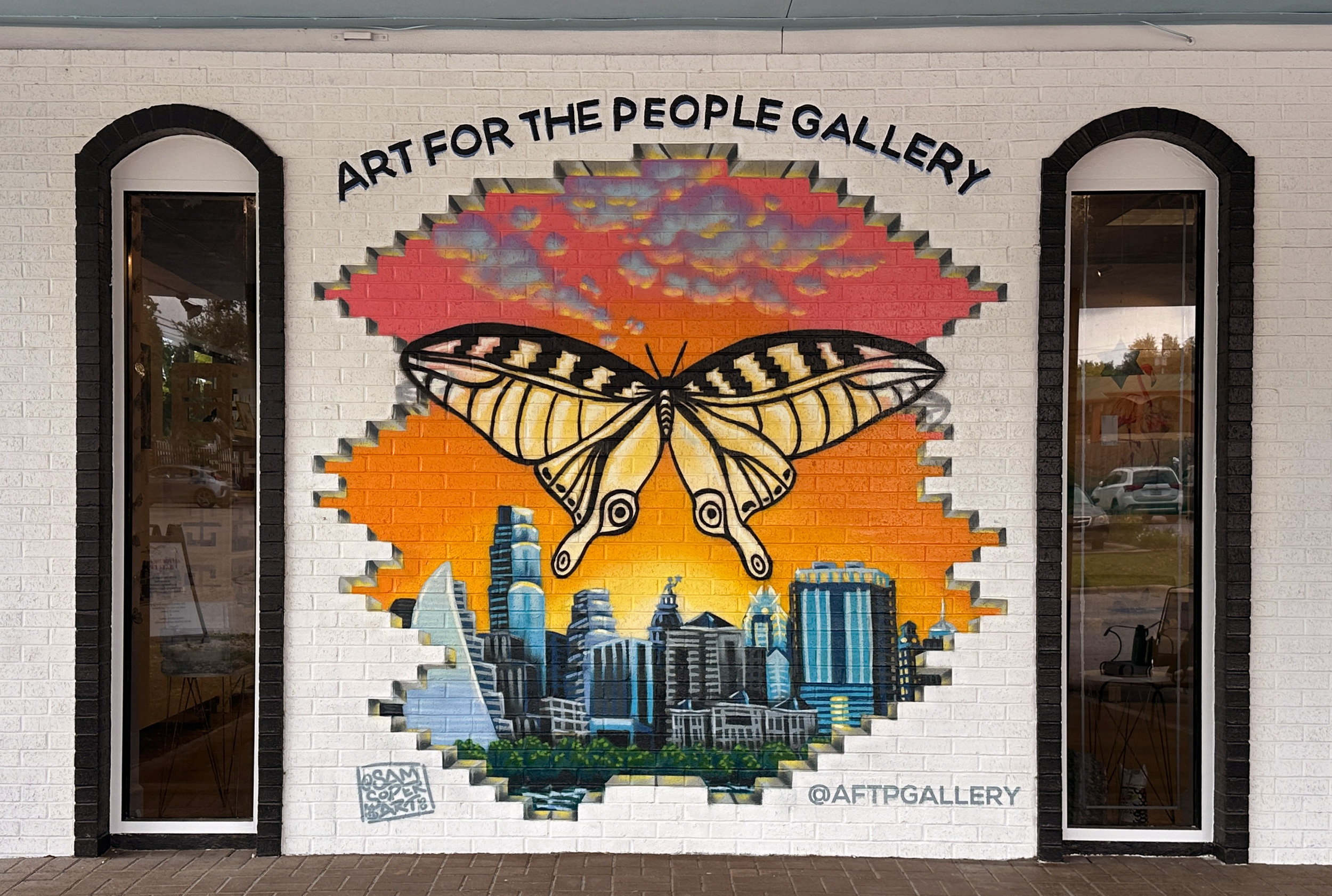 Austin Metamorphosis Butterfly Portal at Art for the People